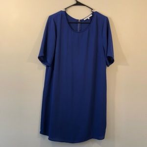 Royal Blue Shift Dress